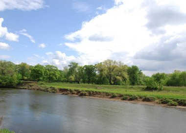 Vezi de mongolă pustie zona - înflorire Lunca şi zada lemn - sayan munte - gorhi-terelj national park - Parcul mongolianational - mongolia