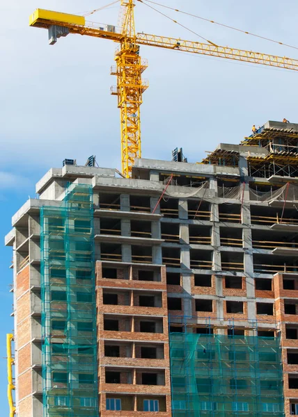 Construção Construção Desenvolvimento Construção — Fotografia de Stock