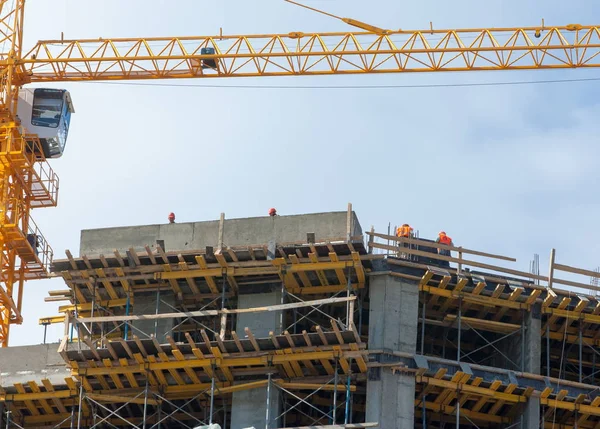 Construção Construção Desenvolvimento Construção — Fotografia de Stock