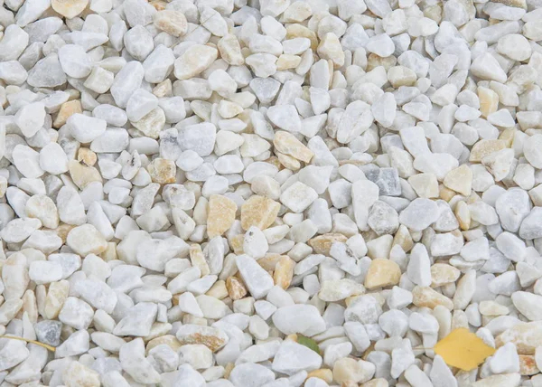 园林绿化鹅卵石特写样品 大理石卵石 硬变质结晶体 石灰石大理石芯片 — 图库照片