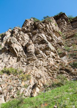 dağ, dağ, tepe. Kazakistan. Tien Shan. Takma Yaylası