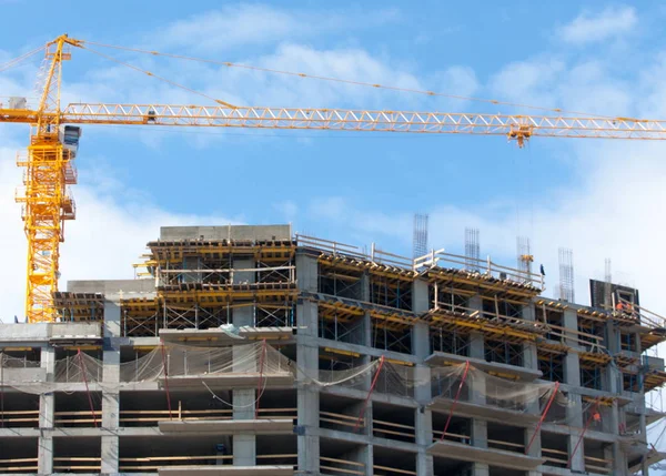 Construção Construção Desenvolvimento Construção — Fotografia de Stock