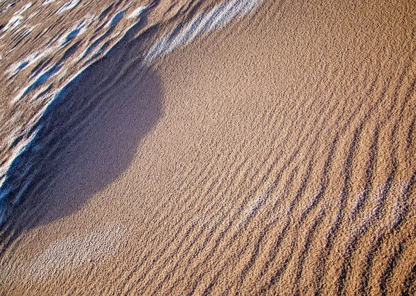 The texture of the sand. Sand in the wild nature