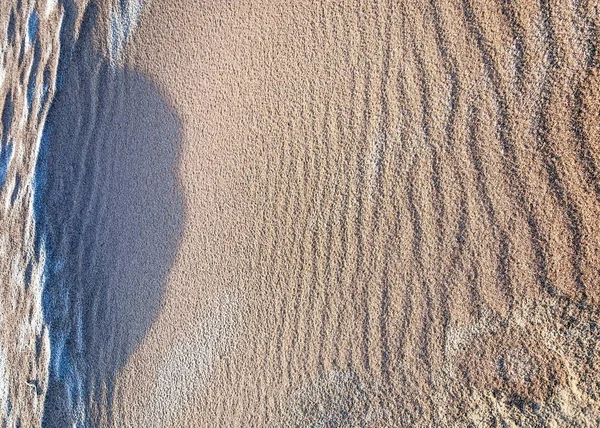 沙子的纹理 在自然界中砂 — 图库照片