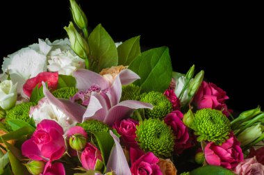 B Güzel buket çiçek büyük düğün töreni için hazır. 