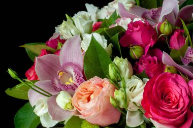 B Güzel buket çiçek büyük düğün töreni için hazır. 