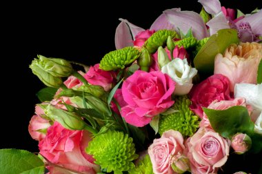 B Güzel buket çiçek büyük düğün töreni için hazır. 