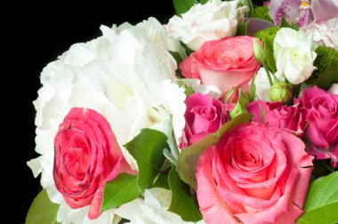 B Güzel buket çiçek büyük düğün töreni için hazır. 