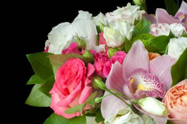 B Güzel buket çiçek büyük düğün töreni için hazır. 