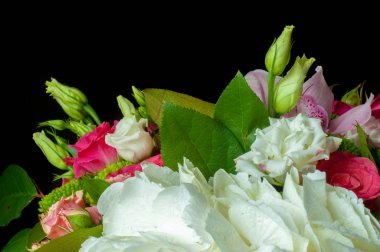 B Güzel buket çiçek büyük düğün töreni için hazır. 