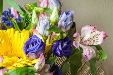 Gauss bulanıklığı tasarımcıları Beautiful buket çiçek büyük düğün töreni için hazır için uygundur. 