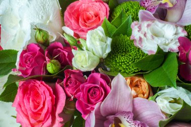 Gauss bulanıklığı tasarımcıları Beautiful buket çiçek büyük düğün töreni için hazır için uygundur. 