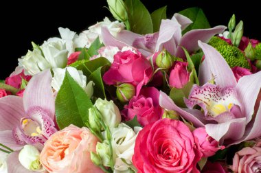 B Güzel buket çiçek büyük düğün töreni için hazır. 