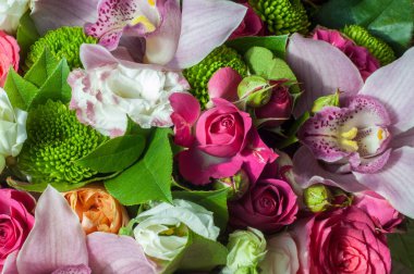 Gauss bulanıklığı tasarımcıları Beautiful buket çiçek büyük düğün töreni için hazır için uygundur. 