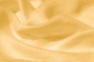 Doku, arka plan, desen. Kumaş - ipek ışık. Altın sarıdır. Altın % 100 saf ipek kumaş Dupioni dekoratif ham Hint ışık