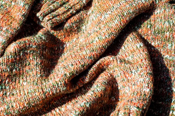 Doku, arka plan, desen. Sıcak kış yün kazak