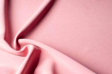 Doku arka plan deseni. Pembe ipek kumaş. Vintage Fransız sem