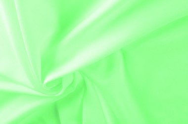 doku, desen. kumaş ipeksi-yeşil, son derece yumuşak ve hassas, bu şifon şifon kaçırmayın. Yavaşça ileri onun pürüzsüz perdelik ile birlikte birinden fade çiçeklerle