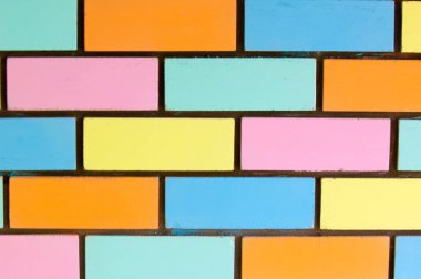 Arka plan doku, desen. Tuğla boya ile boyanmış