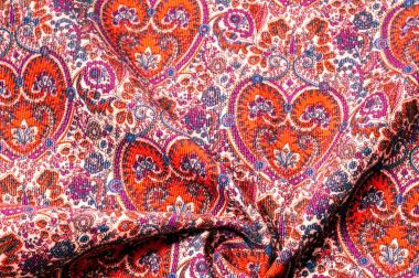 Doku arka plan deseni. Geleneksel Hint Paisley desen. 