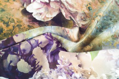 Doku, arka plan, desen. Kumaş ipek zarif renkleriyle peonies. Lahana gül çiçek dekoratör kumaş-Peonies gül sabah Glories-pembe, Old Rose, adaçayı yeşil, lavanta çiçek evi 