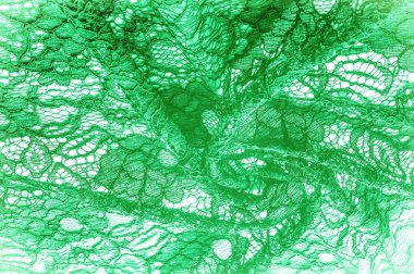 Doku, arka plan, desen. Yeşil bez dantel. Arka planını SK