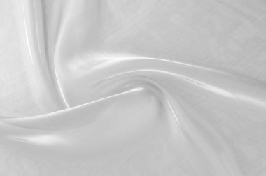 Arka plan doku, desen. Kumaş beyazdır. Beyaz ipek fab
