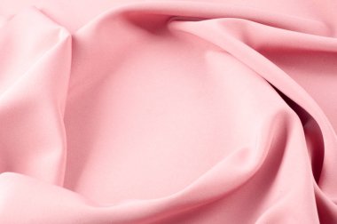 Doku arka plan deseni. Pembe ipek kumaş. Vintage Fransız sem