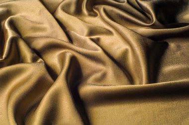 Kumaş ipek kumaş metal iplik metalik sheen altından yapılmış. Jus
