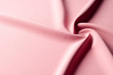 Doku arka plan deseni. Pembe ipek kumaş. Vintage Fransız sem