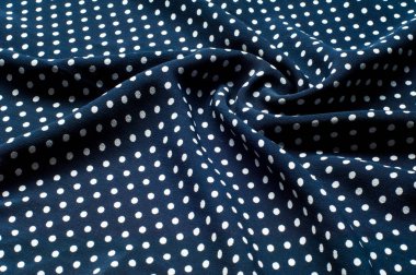 Doku arka plan deseni. Şifon polka noktaları. Desen polka yapmak