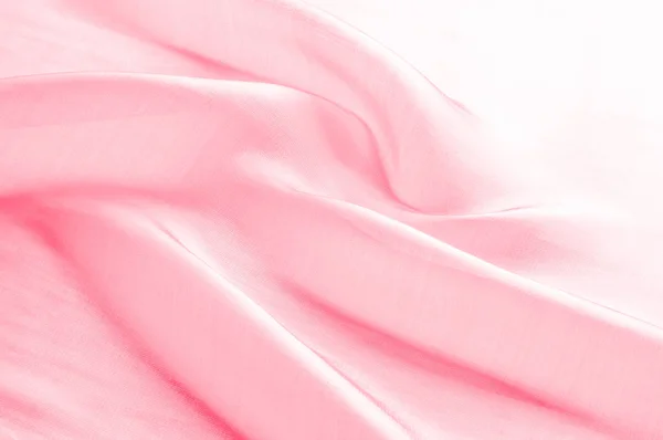 Tekstura Wzór Jedwabne Tkaniny Różowy Gładkie Elegancki Goździk Jedwabiu Lub — Zdjęcie stockowe