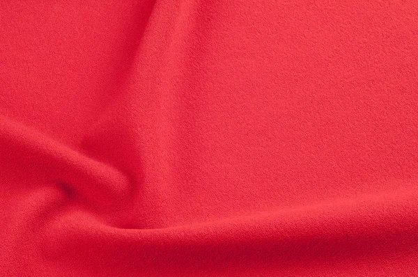 Textura, fundo, padrão. Pano vermelho. Fundo vermelho abstrato — Fotografia de Stock
