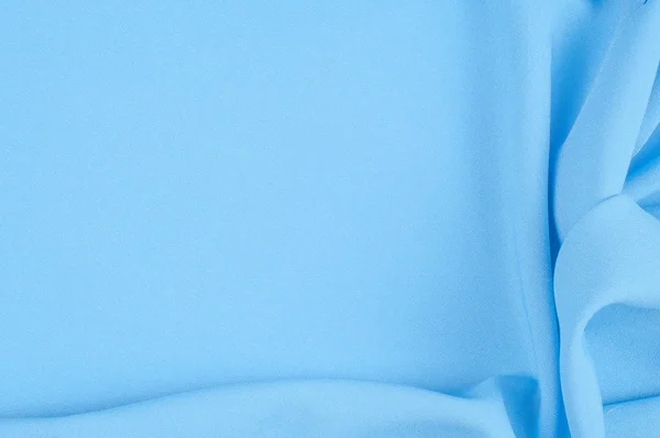 Textura, fundo, padrão. Tecido azul de seda. 100% de seda pura D — Fotografia de Stock
