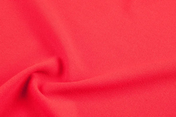 Textura, fondo, patrón. Un paño rojo. Fondo rojo abstracto — Foto de Stock