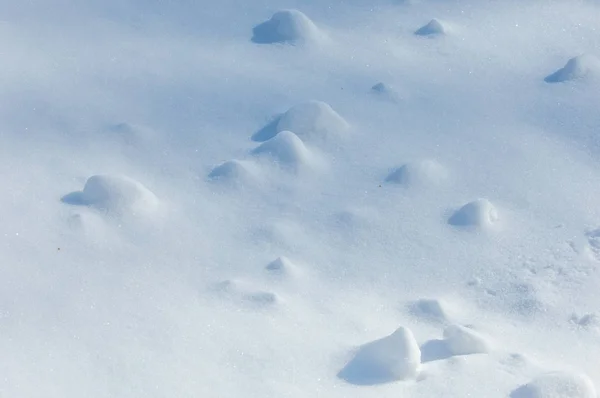 Textura Fondo Patrón Huellas Nieve Helada Muy Fría Manta Blanca —  Fotos de Stock