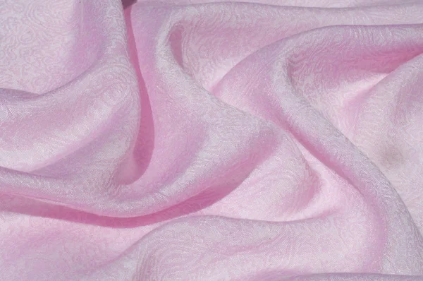 Textur Hintergrund Muster Stoff Seide Rosa Englisch Rosa Stoff Mit — Stockfoto