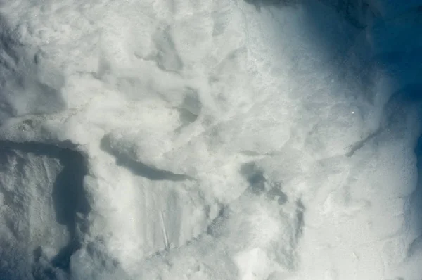 Υφή Φόντο Φαντασία Ίχνη Στο Χιόνι Παγετός Είναι Πολύ Κρύα — Φωτογραφία Αρχείου