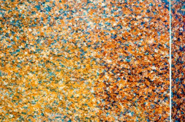 arka plan doku, tül mavi. Granit taş parlatılır. Zengin kırmızı parçalı granit olduğunu