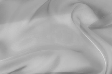 Doku, arka plan, desen. Beyaz ipek şeffaf kumaş dokusu. Bu gergin bir tül, büyük elbiseler ya da takım elbise, şeffaflık ve akış gerekli nerede olduğunu.
