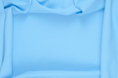 Doku, arka plan, desen. Kumaş ipek mavi. % 100 saf ipek D