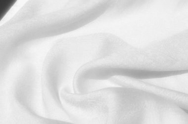 Doku, arka plan, desen. Kumaş - ipek ışık. İtalyan beyaz