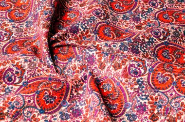 Doku arka plan deseni. Geleneksel Hint Paisley desen. 