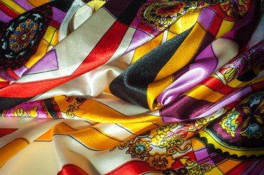 Doku, arka plan, desen. Kumaş ipek soyut desen. Varolan düşüncesinde ya da bir fikir olarak. Yün, pamuk veya benzer fiber yapılmış dokuma veya keçe kumaş.