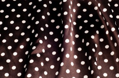 Doku, arka plan, desen. Doku ipek kahverengi. Lekeli