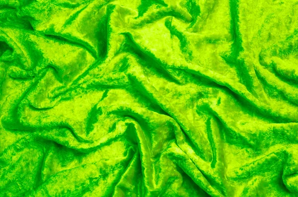 Texture Background Pattern Fabric Velvet Green Micro Velvet Fabric High — Stock Photo, Image