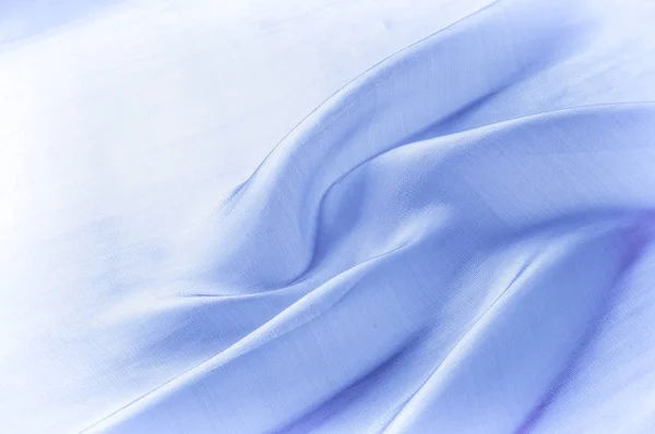 배경 질감, 패턴입니다. 블루 실크 직물입니다. 부드럽고 우아한 bl — 스톡 사진