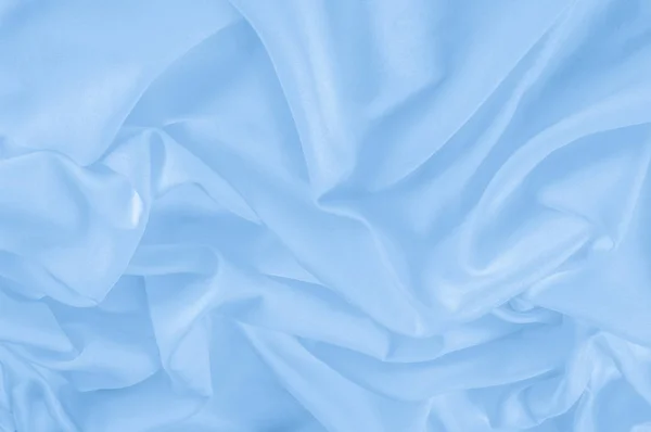 Tessuto Seta Texture Blu Pallido Deliziosamente Liscia Questa Ombred Silk — Foto Stock