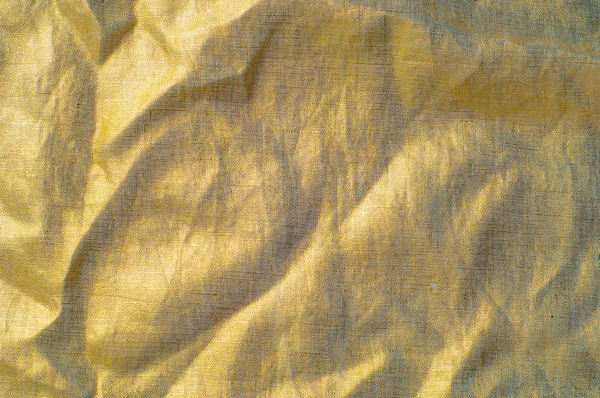 Background Texture Pattern Dense Cotton Fabric Gold Color Stop Presses — Stock Photo, Image