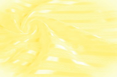 Arka plan doku, desen. Hafif bir şerit ile sarı ipek kumaş. Sarımsı doku. Pürüzsüz zarif sarı saten arka plan.